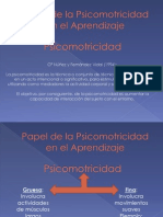 Papel de La Psicomotricidad en El Aprendizaje