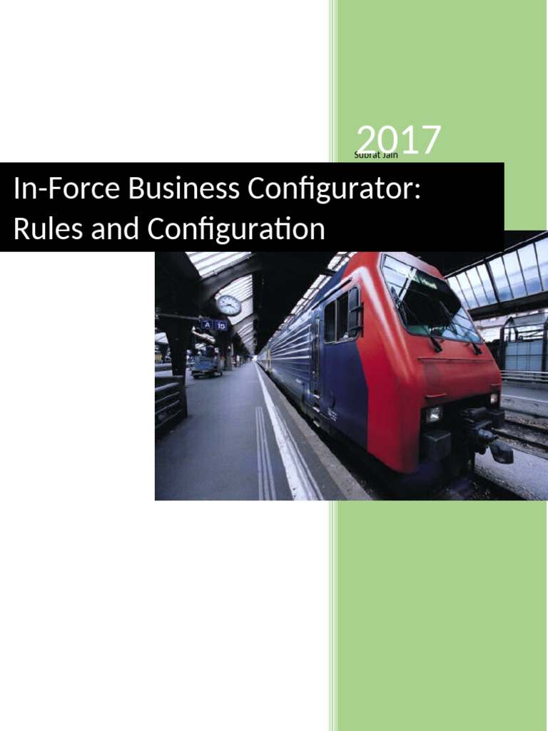 In-Force Business Configurator Guide | PDF | Information | Hierarchy