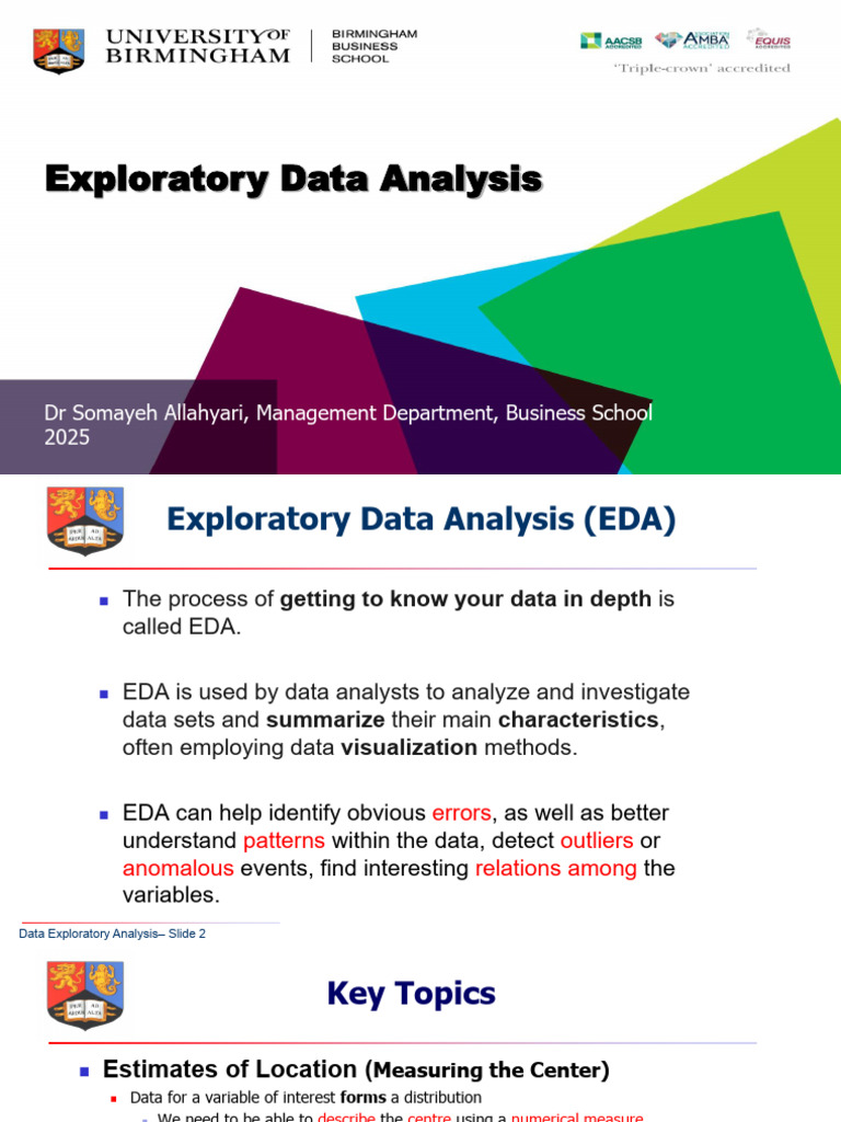 Understanding Exploratory Data Analysis | PDF | Quartile | Variance
