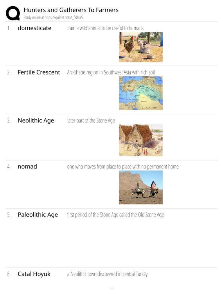 Evolution from Hunters to Farmers | PDF