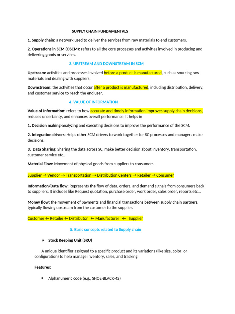 Supply Chain Management Basics | PDF | Supply Chain | Supply Chain ...