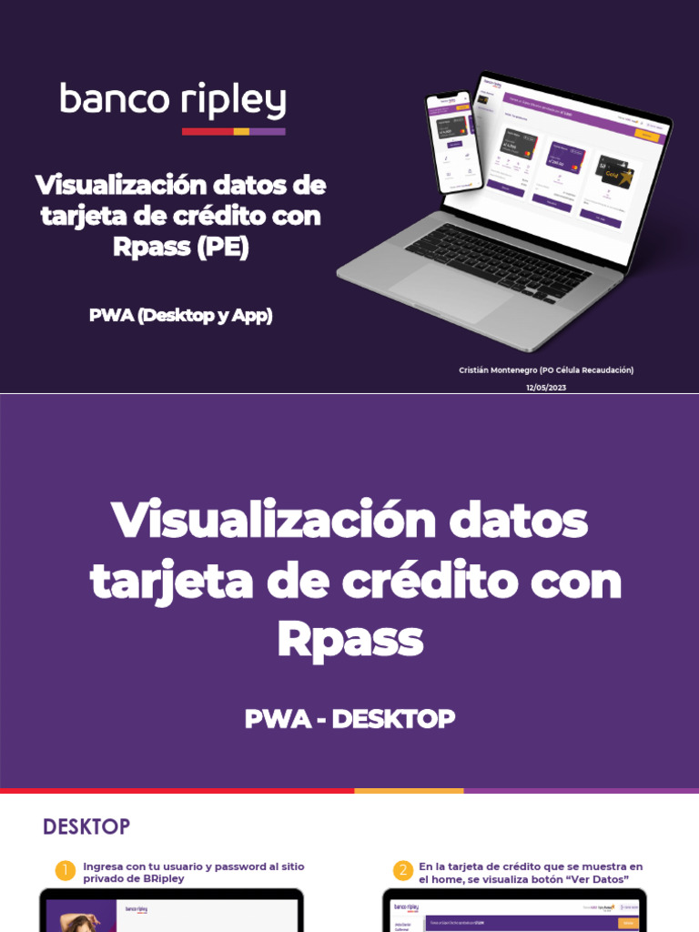 1.1 Manual de Usuario de Visualización de Datos de Tarjeta Con Rpass ...
