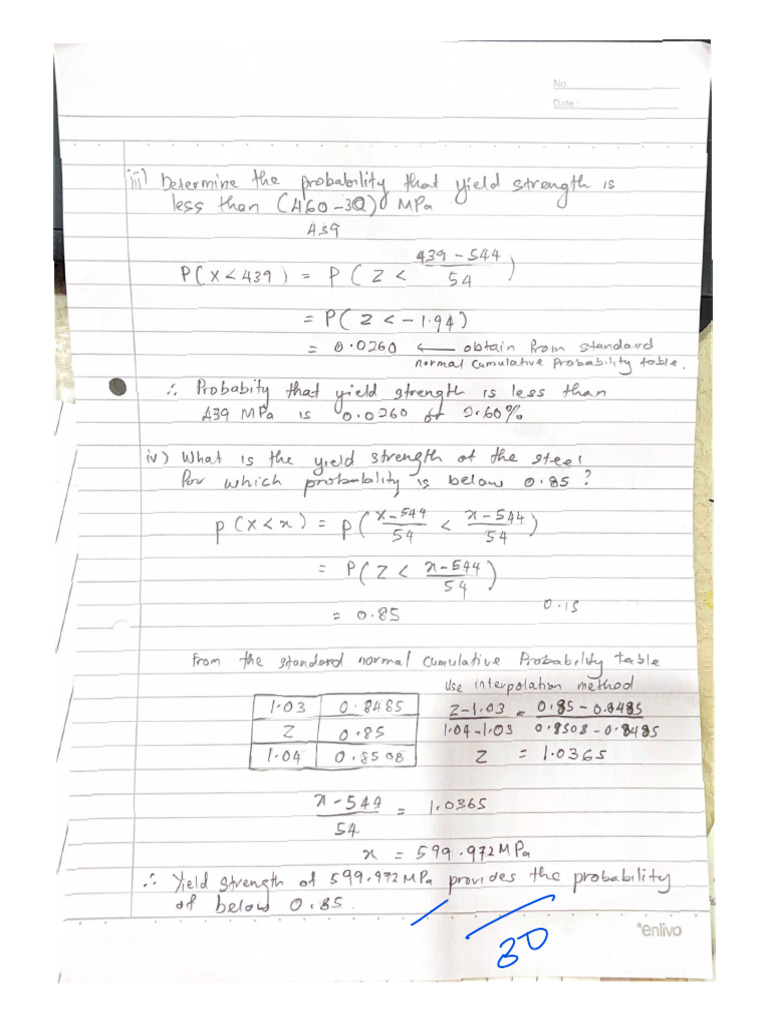 Test Solution Q3 | PDF