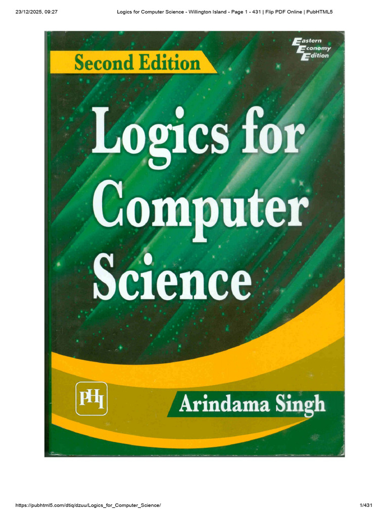 Logics For Computer Science - 1 | PDF | Computing | Computer Science