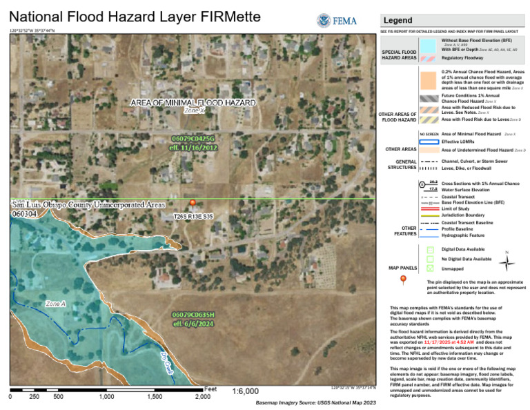 FEMA Flood Hazard Map Overview | PDF | Flood | Map