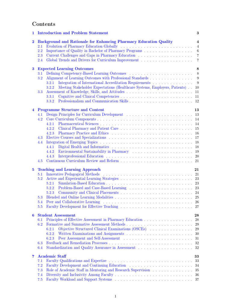 Enhancing Pharmacy Education Quality | PDF | Learning | Curriculum