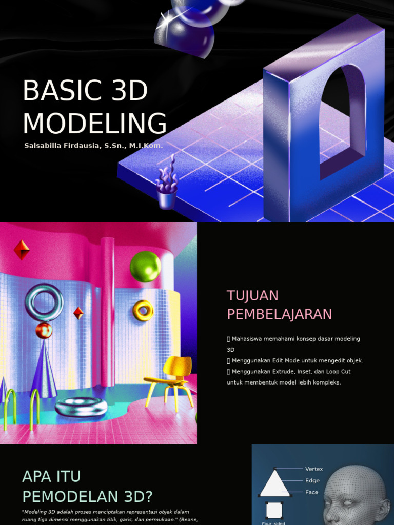 Pertemuan 3 - Pemodelan Dasar (Basic Modeling) | PDF