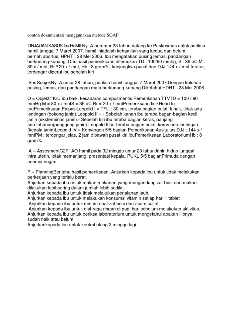 Contoh Soal Uas Dokumentasi Kebidanan Beserta Jawaban - Hitungan Soal