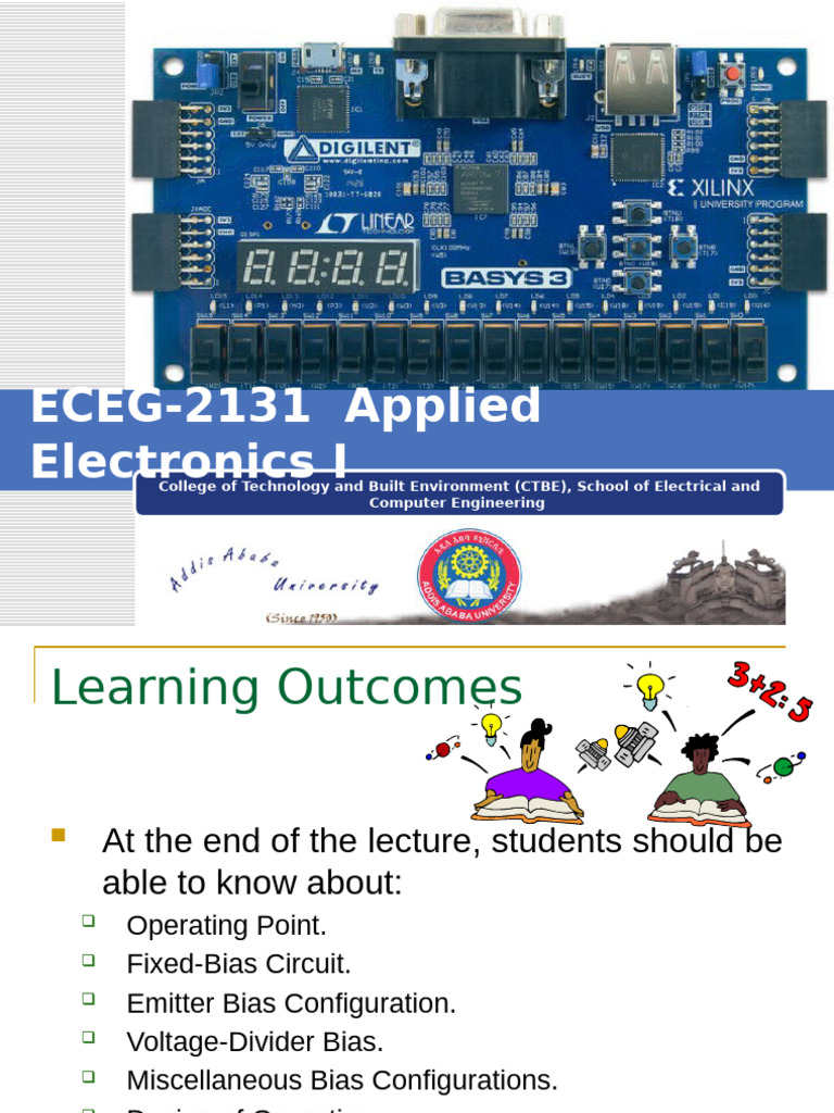 Eceg 2131 Aei Lec - 05 - DC Biasing of BJT | PDF | Bipolar Junction ...