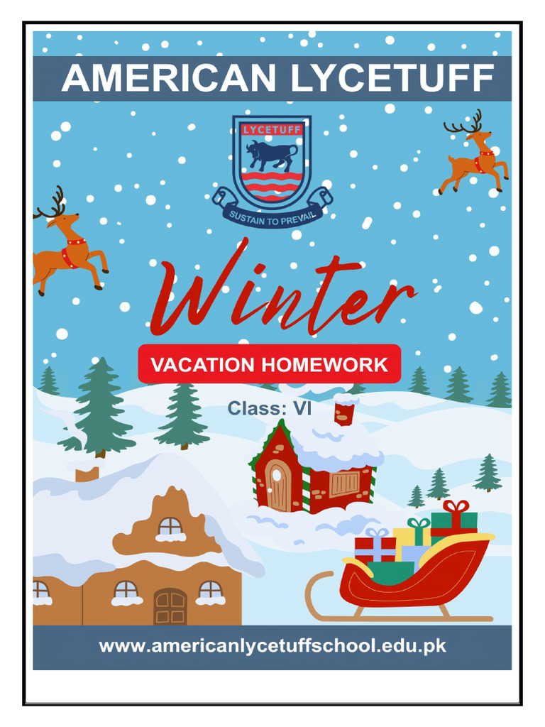 Winter Vacation Class VI Activities Guide | PDF | Earthquakes | Mathematics