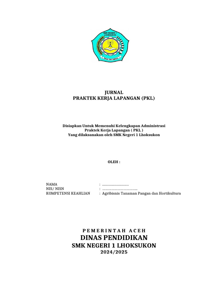 Jurnal PKL (ATPH) | PDF