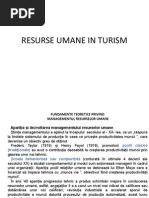 Resurse Umane in Turism