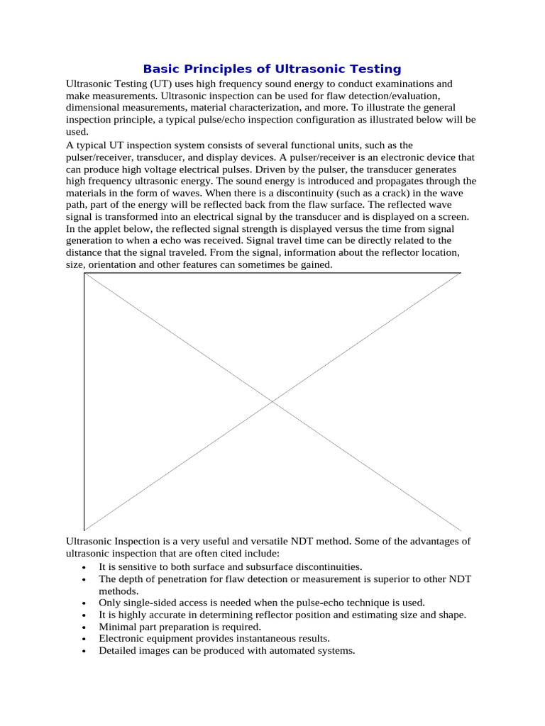 Ultrasonic Testing: Principles & Applications | PDF | Waves | Young's ...