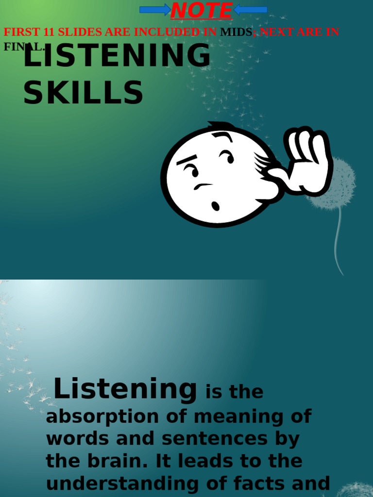 Mastering Active Listening Skills | PDF | Nonverbal Communication ...