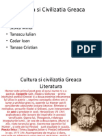 Cultura Si Civilizatia Greaca
