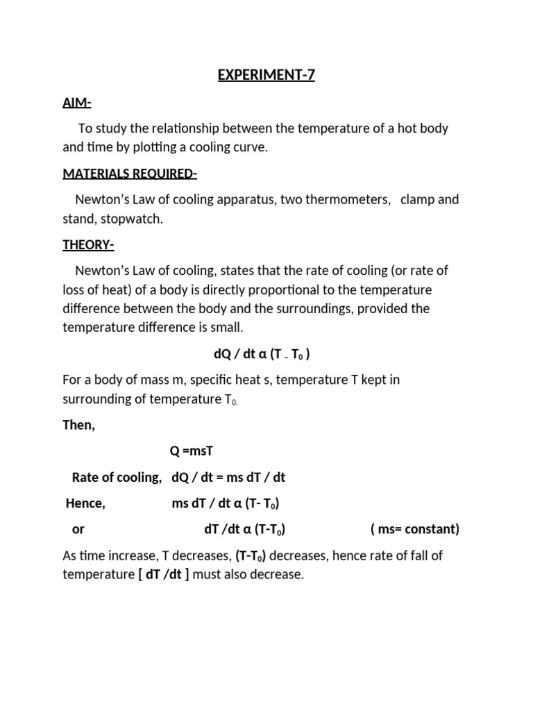 Experiment 7 | PDF