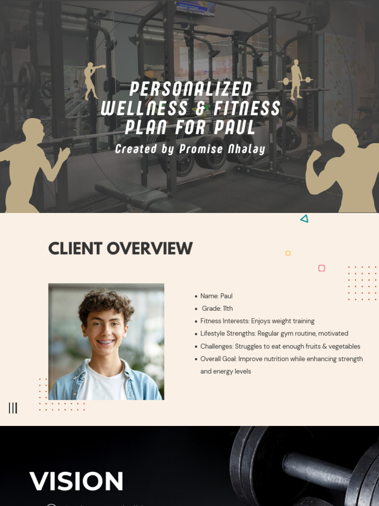Personalized Wellness & Fitness Plan For Paul PDF | PDF | Strength ...