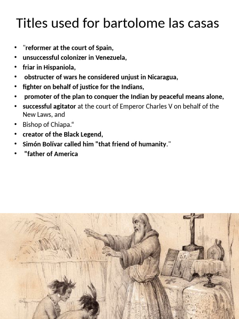 Titles and Legacy of Bartolomé Las Casas | PDF