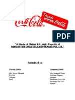 19379360 Project Report on Cocacola