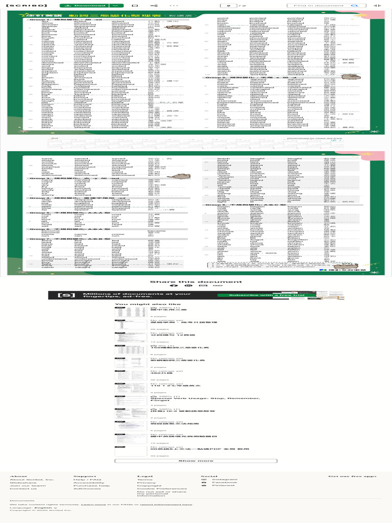 English Verb Conjugation Guide | PDF | Scribd