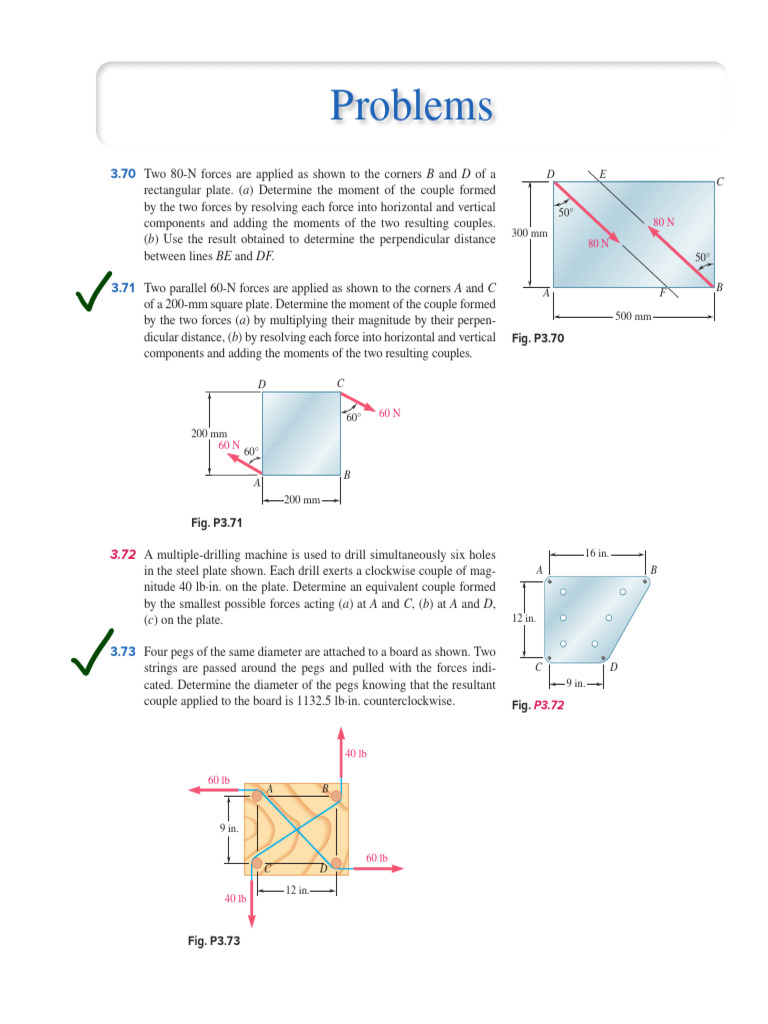 Vector Mechanics Practice Questions | PDF | Force | Mechanical Engineering