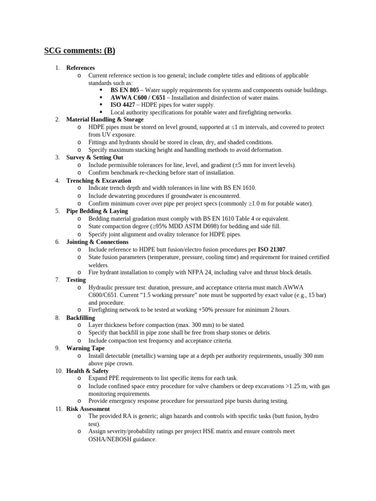HDPE Pipe Installation Guidelines | PDF | Pipe (Fluid Conveyance ...