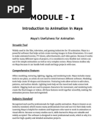 Maya Timeline and Keyframe Basics | PDF