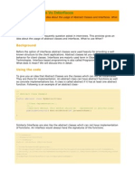 Abstract Classes vs Interfaces