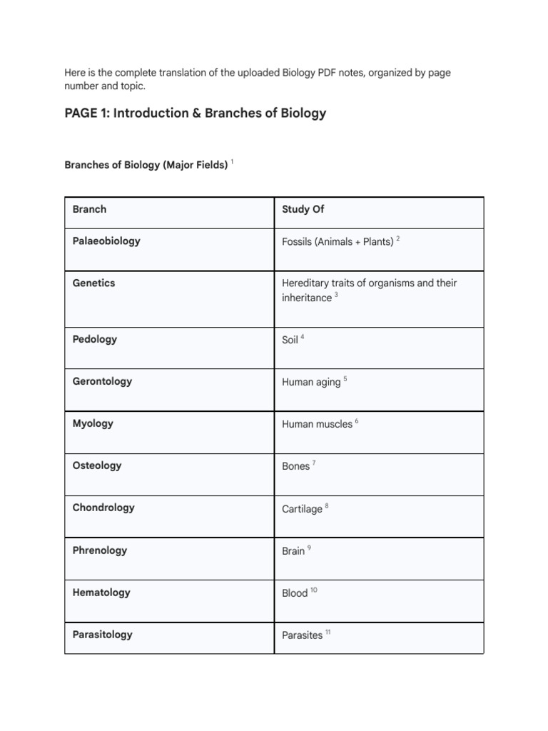 Biology Translation | PDF | Dna | Cell (Biology)
