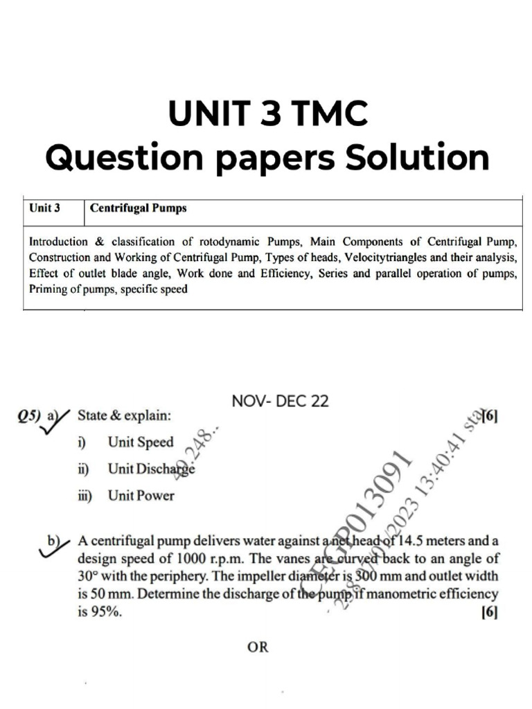 TMC Unit 3 | PDF