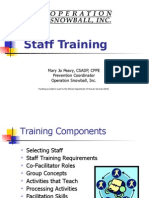 Staff Training Guide for Youth Substance Abuse Prevention