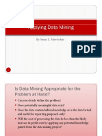 Applying Data Mining