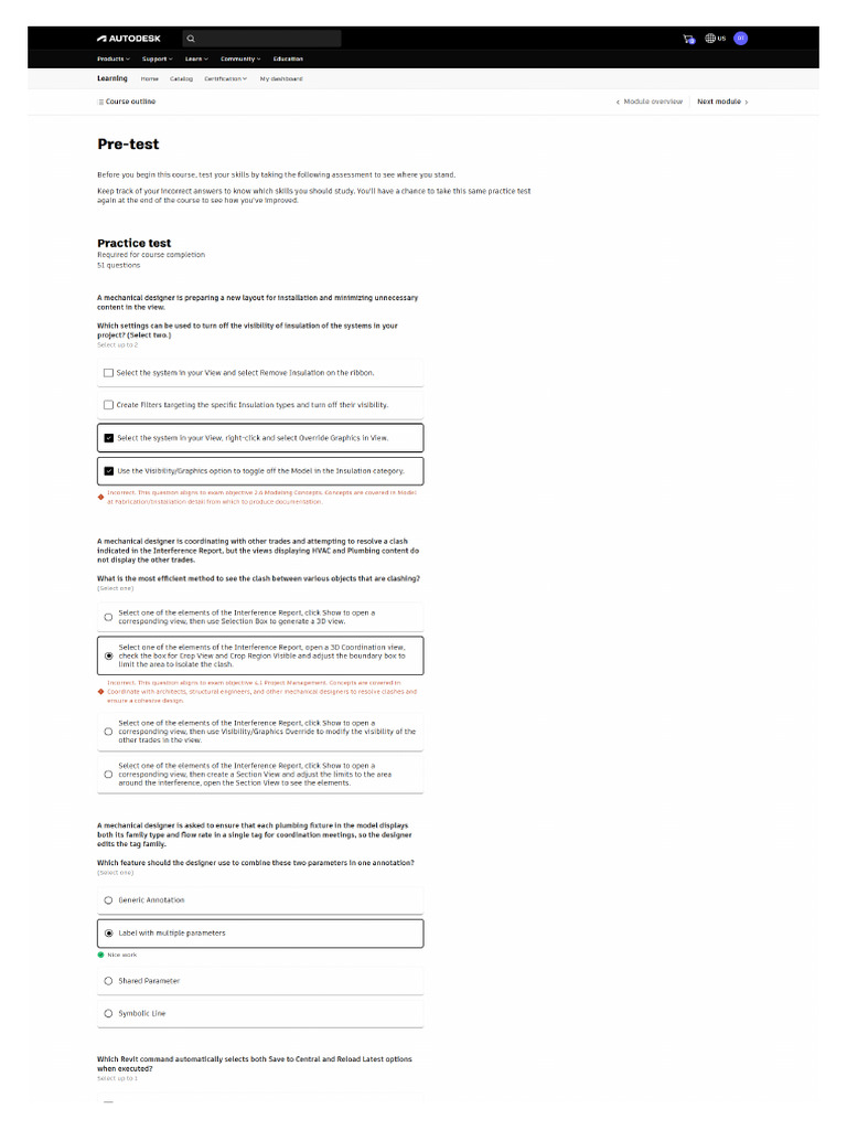 ACP M Prestest Results | PDF | Duct (Flow) | Autodesk Revit
