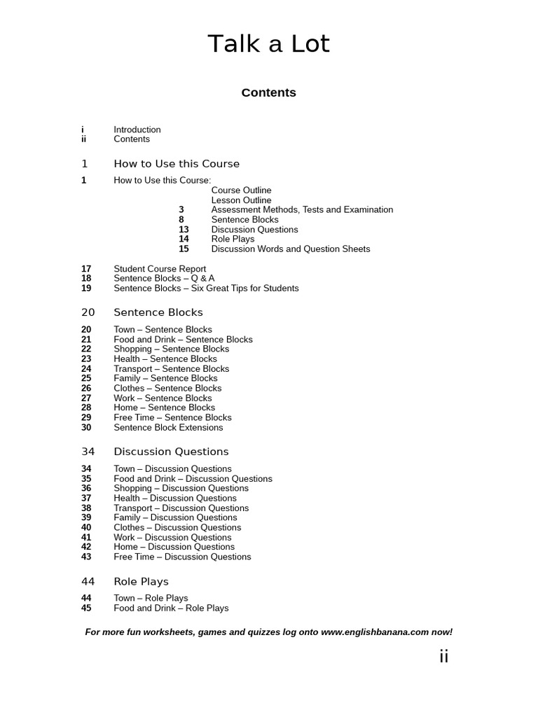 Effective English Course Structure Guide | PDF