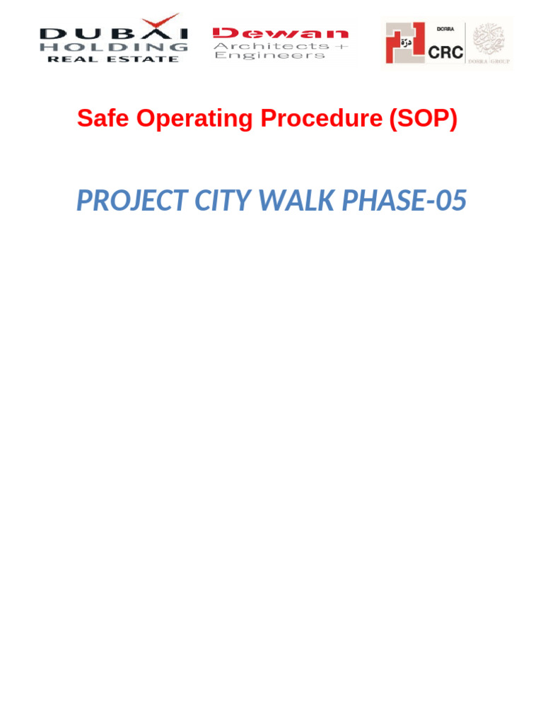 Safety Procedures for Construction Operations | PDF | Scaffolding ...