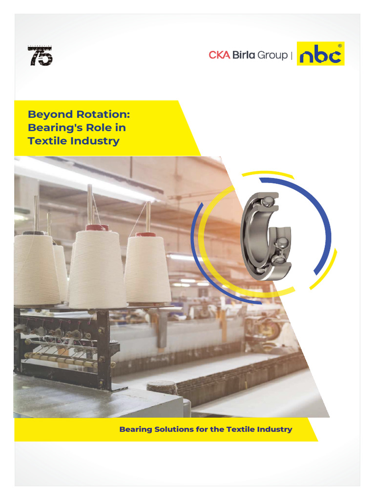 Bearings in Textile Manufacturing Solutions | PDF | Bearing (Mechanical ...