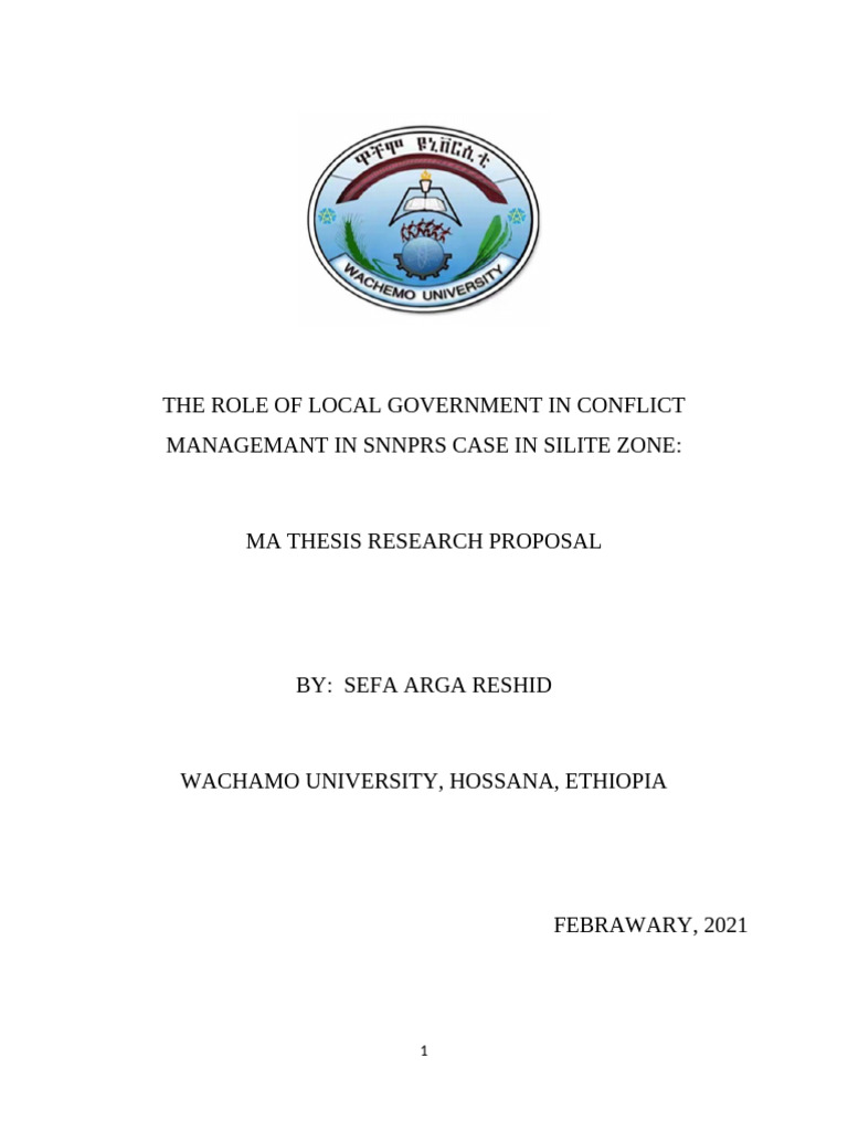 Local Government in Conflict Management | PDF | Mediation | Conflict ...