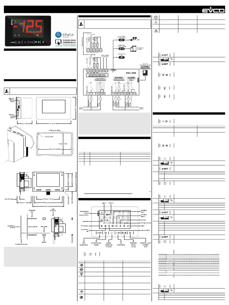 EVJ 200 Controller Installation Guide | PDF