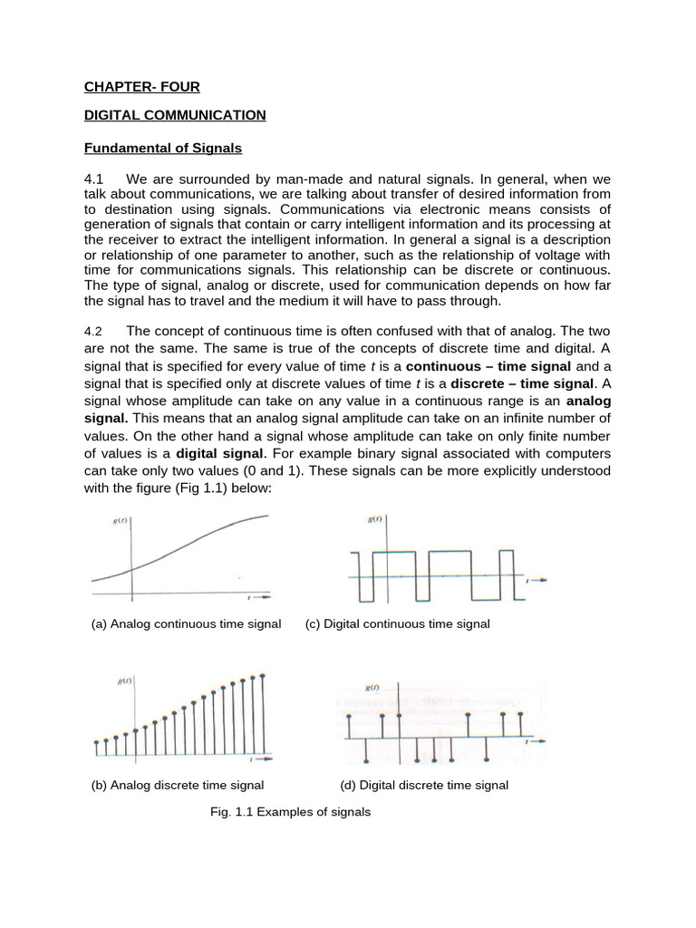 Understanding Digital Communication Signals | PDF | Telecommunications ...