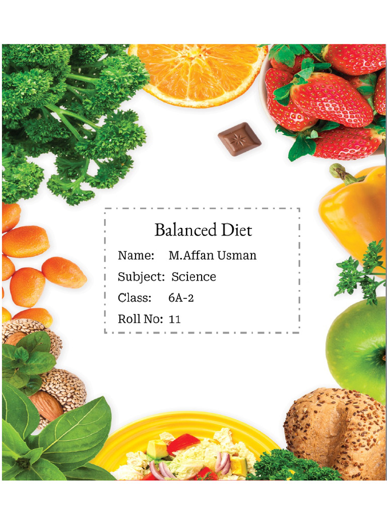 Importance of a Balanced Diet | PDF