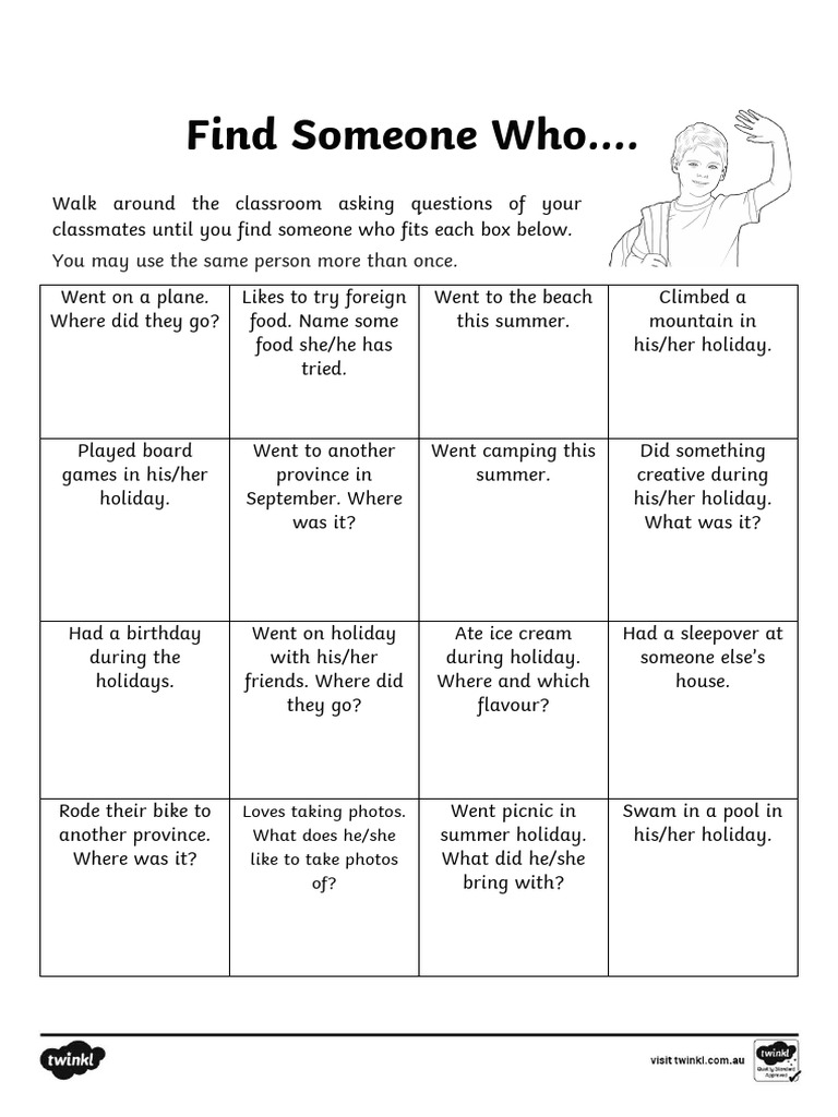 Au l 2550131b Find Someone Who Activity Editable | PDF