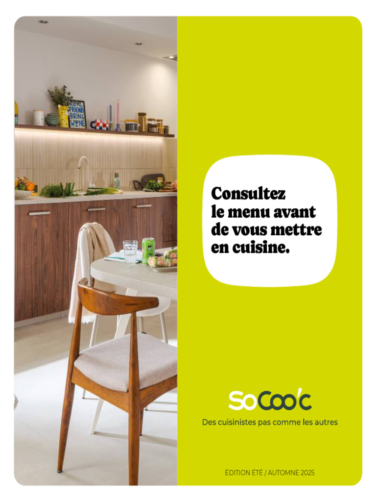 Cuisines SoCoo’c Conception et Prix PDF — free download
