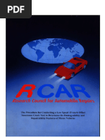 RCAR Low-Speed Crash Test Protocol | PDF | Airbag | Seat Belt