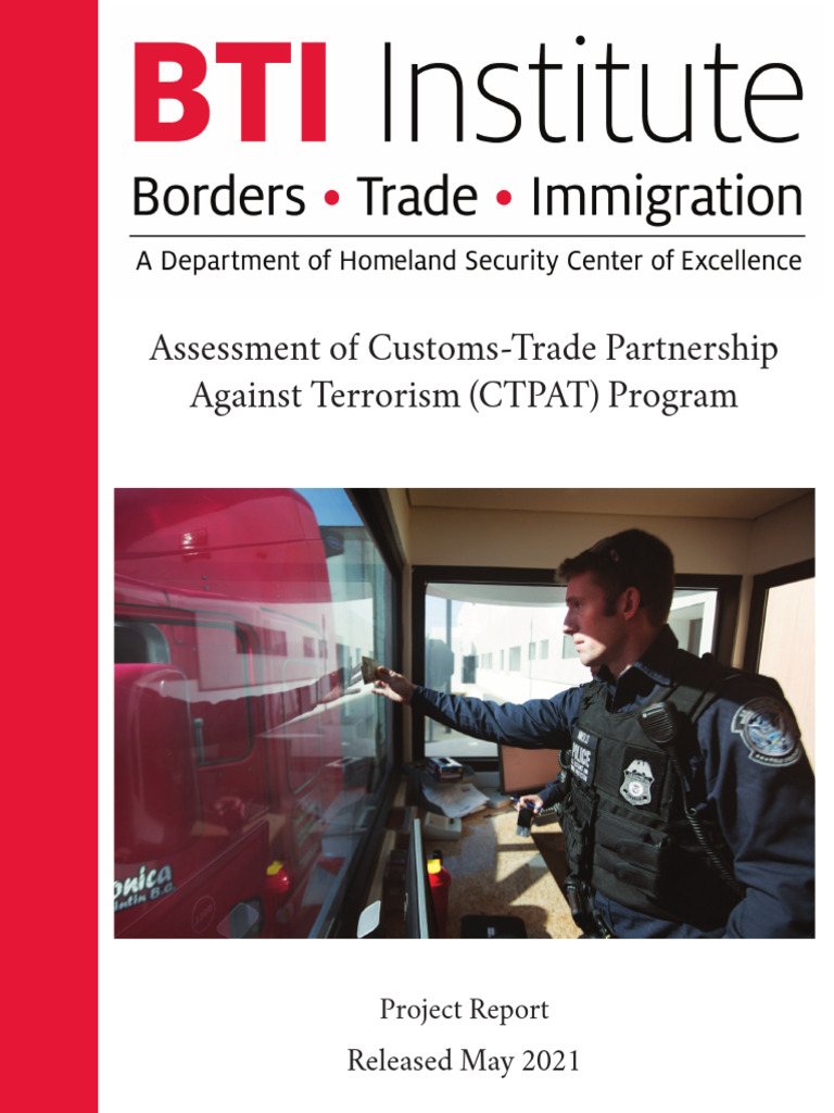 CTPAT Program Assessment Report 2021 | PDF | U.S. Customs And Border ...