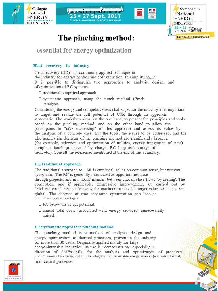 Pinch Method for Energy Optimization | PDF | Heat | Heat Transfer
