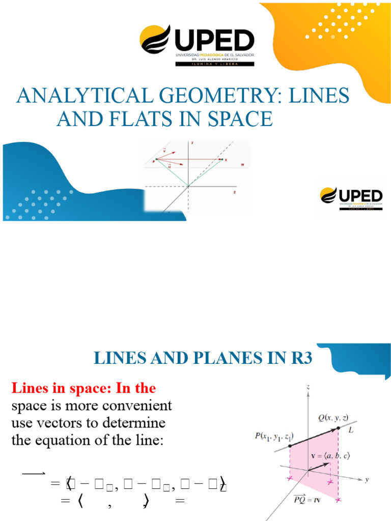 P2-Class 5 - Analytical Geometry - Lines and Planes in 3D | PDF | Line ...