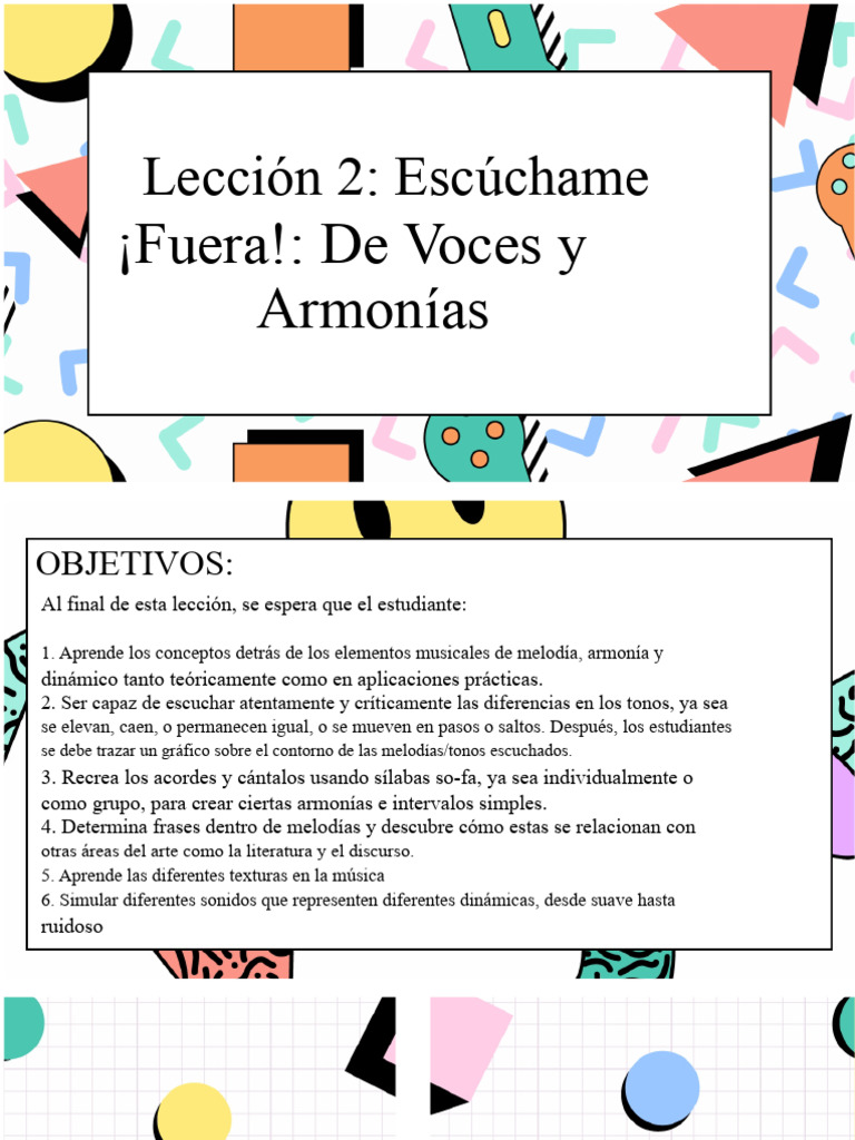 Elementos Musicales: Melodía y Armonía | PDF | Melodía | Armonía