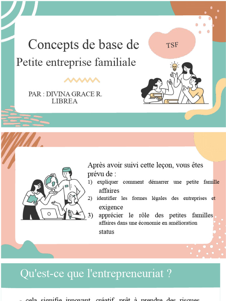 Démarrer une petite entreprise familiale | PDF | Business | Entrepreneuriat