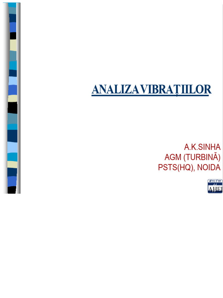 Analiza Vibrațiilor | PDF