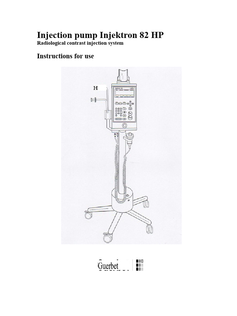Injektron 82 HP Injector Pump Guide | PDF | Syringe | Injection (Medicine)